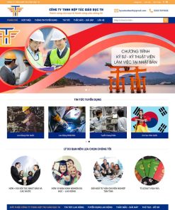 Theme WordPress công ty xuất khẩu lao động 05