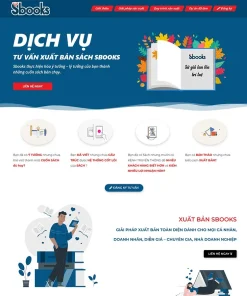Theme WordPress dịch vụ xuất bản sách