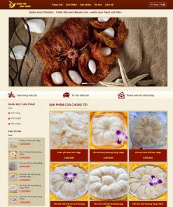 Theme WordPress bán yến sào