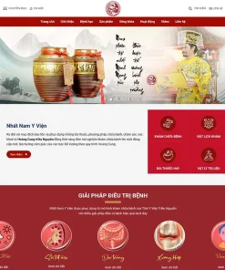 Theme WordPress phòng khám y học cổ truyền